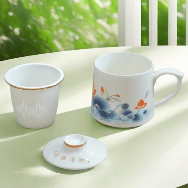 Ceramic Tea Separation Chinese Tea Cup