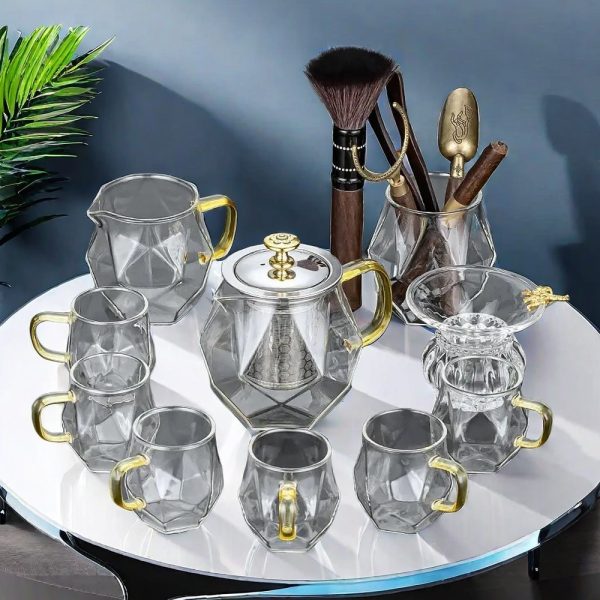 High Borosilicate Heat-resistant Tea Gift Glass Tea Set