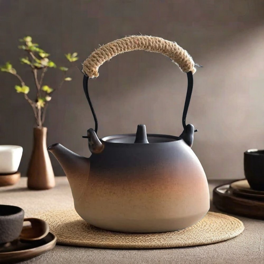 Gradient Ceramic Japanese Teapot