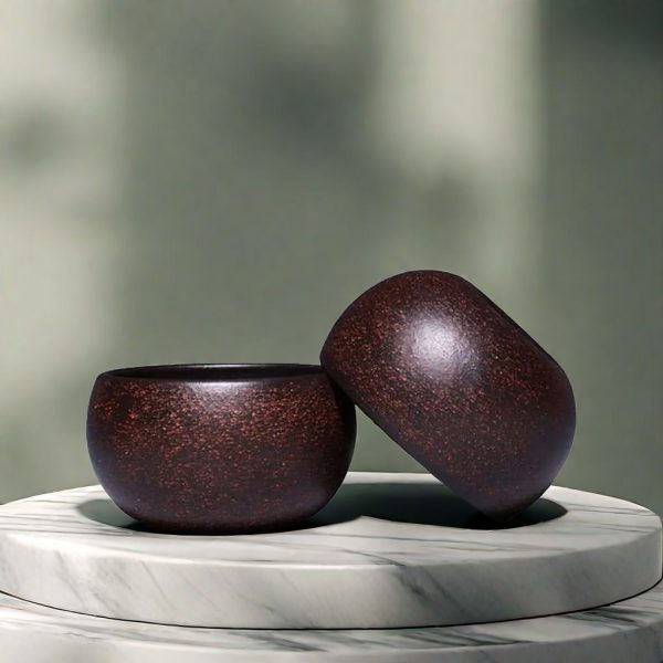 Small Black Gold Purple Clay Yixing Tea Cup