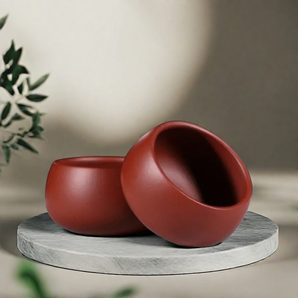 Small Red Purple Clay Yixing Tea Cup