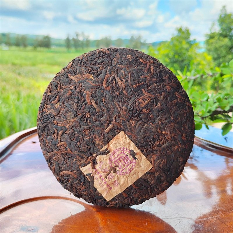 2017 Palace Tribute Ripe Pu-erh Tea Cake of Mansong15