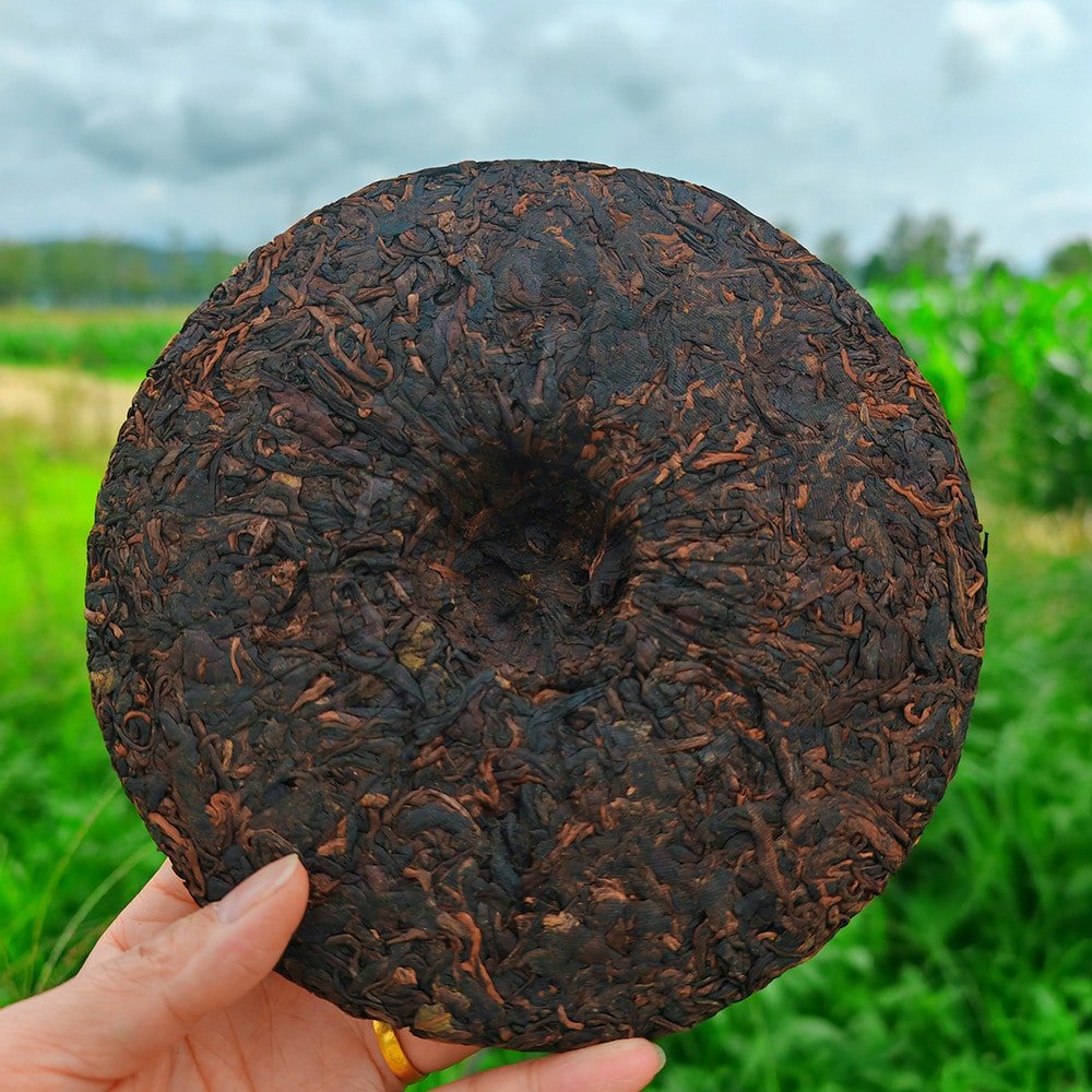2017 Glutinous Rice Fragrance Ripe Pu-erh Tea Cake of Menghai2