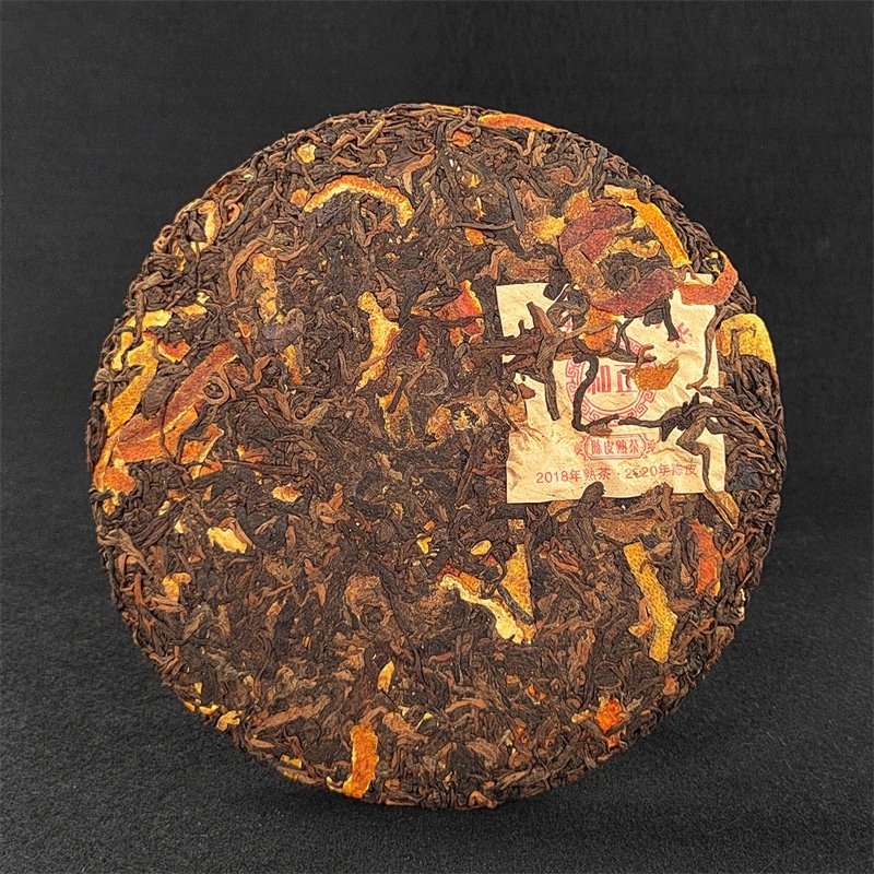 2018 Tangerine Peel Ripe Pu-erh Tea Cake of Menghai24