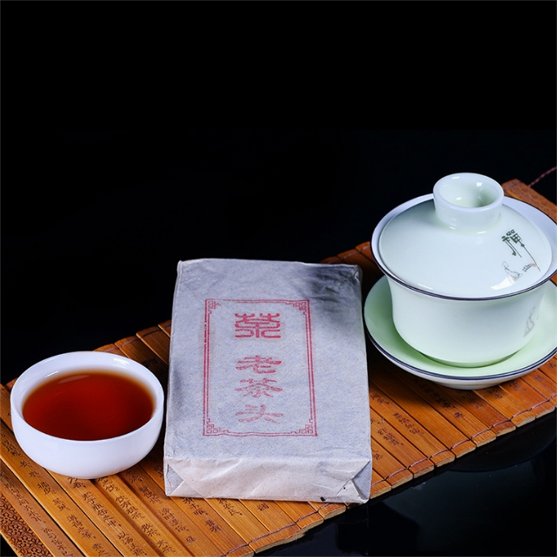 2009 Menghai "lao Cha Tou" Brick Ripe Pu-erh Tea