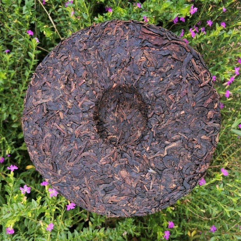 2017 Spring Old Tea Tree Ripe Pu-erh Tea Cake of Bing Dao160