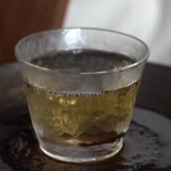 tea water of brewed 2019 gong mei white tea