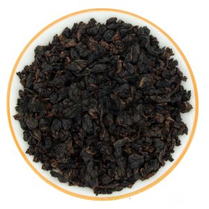 dry tea leaves of Aged Fragrance AAA Grade Tie Guan Yin Oolong Tea From Anxi