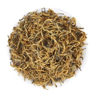 loose leaf of Premium Ancient Tree and Golden Bud Black Tea from Fengqing County