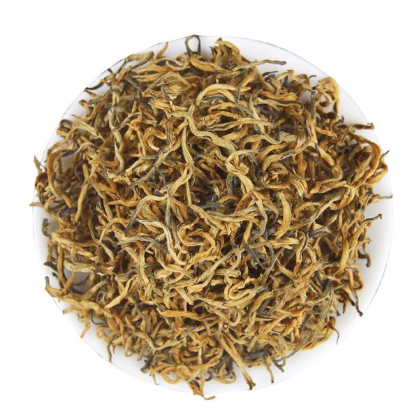 dry loose leaf of ancient tree black tea from Yunnan