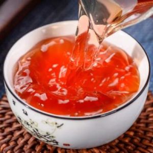 brewed da hong pao water color
