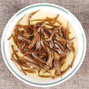 brewed leaf of premium grade Golden Snail black tea