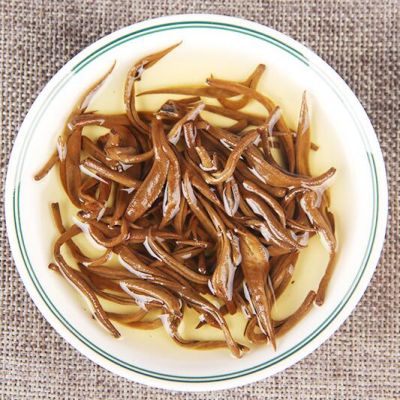 brewed leaf of premium grade Golden Snail black tea