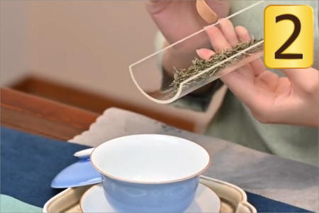 step 2 of brewing maojian tea step 2 of brewing maojian tea