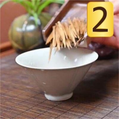 step 2 place tea for brewing golden needle black tea step 2 place tea for brewing golden needle black tea