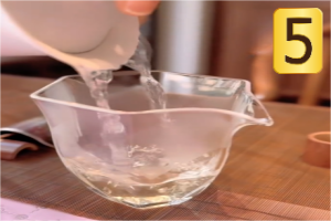 step 5 of brewing baihao yinzhen white tea step 5 of brewing baihao yinzhen white tea