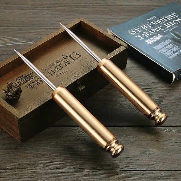 Sleek Stainless Steel Tea Needle - Durable Tea Knife For Puerh Enthusiasts