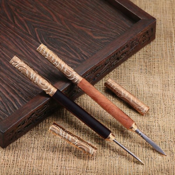 Traditional Yunnan Tea Knife - Engraved Needle For Puerh Cake Cutting