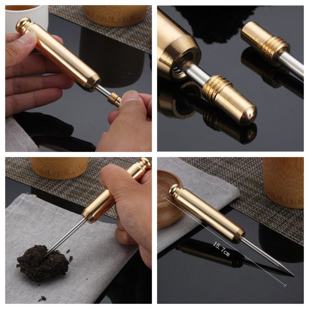 Sleek Stainless Steel Tea Needle - Durable Tea Knife For Puerh Enthusiasts