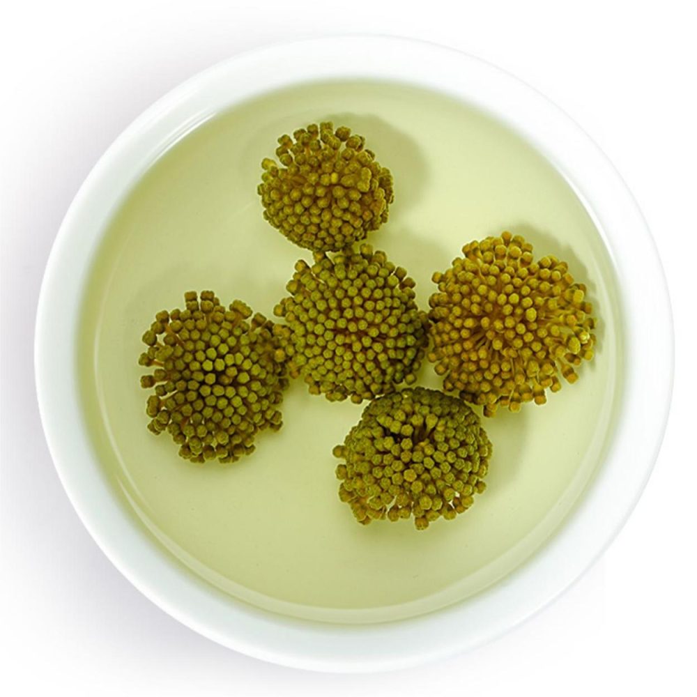 brewed tea leaves of Notoginseng Flower tea