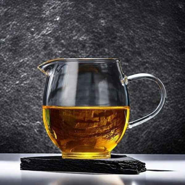 Handcrafted Borosilicate Glass Chahai Gong Dao Bei - Elegant Tea Sharing Pitcher