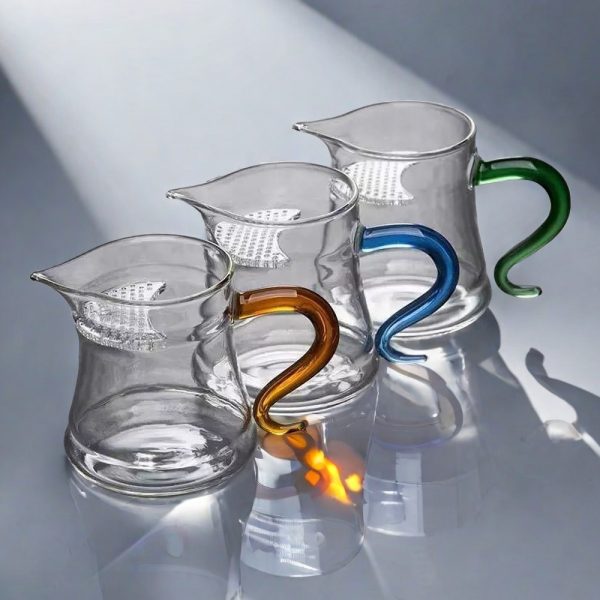 Handle Artisan Borosilicate Chahai Glass Tea Pitcher-gong Dao Bei