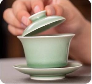 partially cover gaiwan for