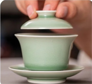 uncover gaiwan for bud-based tea leaves
