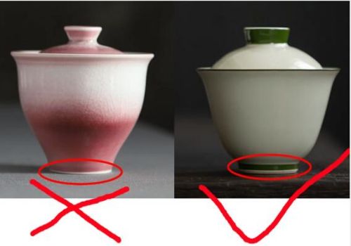 wrong vs right gaiwan base