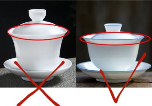 wrong vs right gaiwan rim