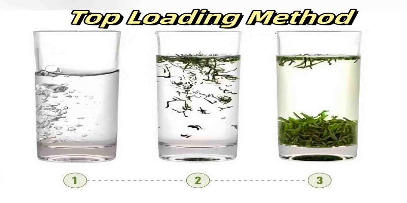top loading method of brewing tea