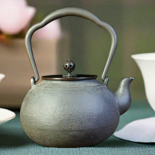 Best Authentic Antique Traditional Black Japanese Tetsubin Cast Iron Teapot